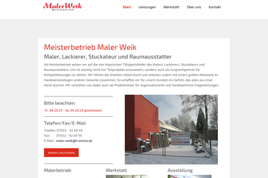 maler-weik.de - Schlosser Herrenberg