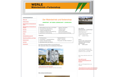 maler-werle.de - Malerbetrieb Viernheim