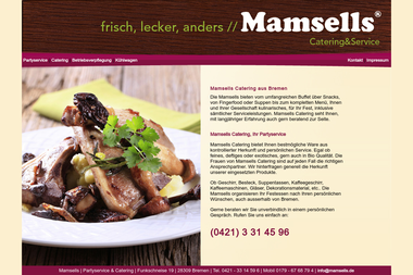 mamsells.de - Catering Services Bremen