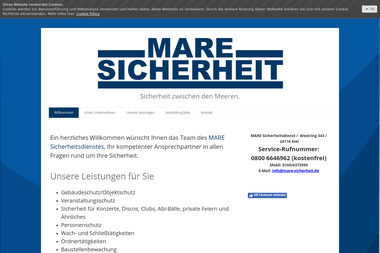 mare-sicherheit.de - Sicherheitsfirma Kiel