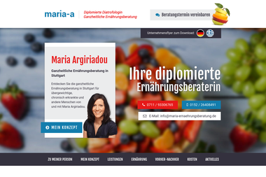 maria-ernaehrungsberatung.de - Ernährungsberater Stuttgart