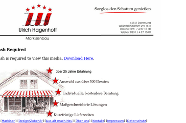 markisen-hagenhoff.com - Markisen, Jalousien Dortmund