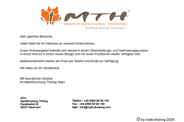 marktforschung-thoering.de - Marketing Manager Warendorf