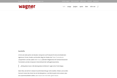 markuswagner.com - Tonstudio Lampertheim