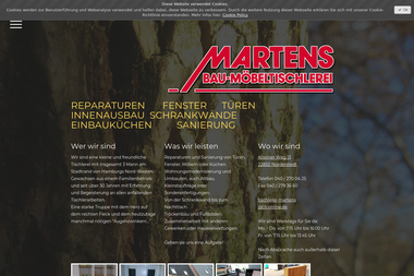 martens-tischler.de - Möbeltischler Norderstedt