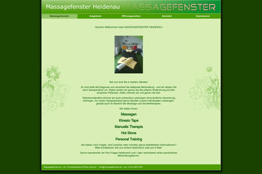 massagefenster.de - Masseur Heidenau