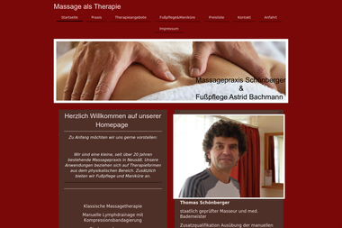 massage-schoenberger-neusaess.de - Masseur Neusäss