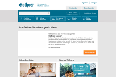 mathias-marxen.gothaer.de - Versicherungsmakler Mainz
