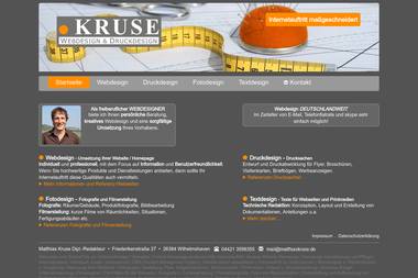 matthiaskruse.de - Web Designer Wilhelmshaven