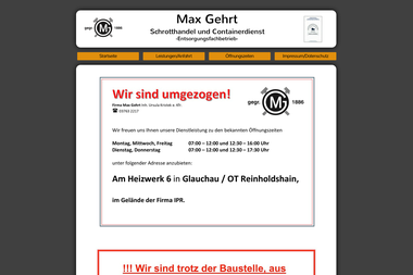 max-gehrt.de - Containerverleih Glauchau