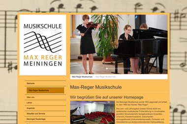 max-reger-musikschule.de - Musikschule Meiningen