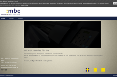 mbcdigital.de - Druckerei Korntal-Münchingen