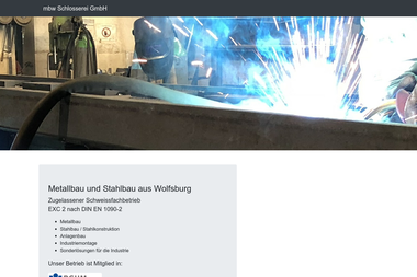 mbwschlosserei.de - Stahlbau Wolfsburg
