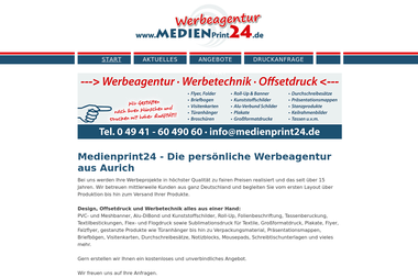 medienprint24.de - Druckerei Aurich
