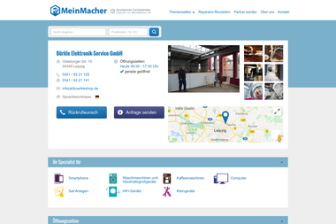 meinmacher.de/seo-partner/buerkle-elektronik-service-gmbh-3641 - Haustechniker Leipzig