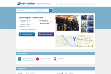 meinmacher.de/seo-partner/der-elektromarkt-roemer-5198 - Haustechniker Pinneberg
