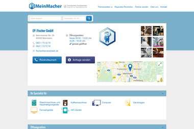 meinmacher.de/seo-partner/ep-fischer-gmbh-5178 - Haustechniker Mannheim