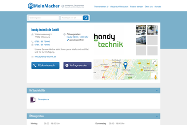 meinmacher.de/seo-partner/handy-technikde-gmbh-5247 - Anlage Offenburg