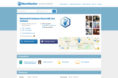 meinmacher.de/seo-partner/meisterbetrieb-loeschmann-classen-gbr-ernst-loeschmann-4394 - Haustechniker Aachen
