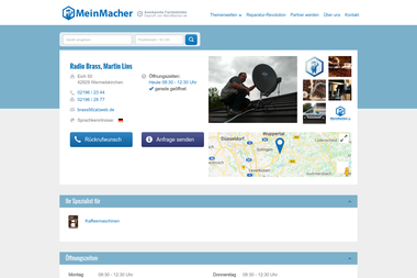 meinmacher.de/seo-partner/radio-brass-martin-lins-3754 - Anlage Wermelskirchen