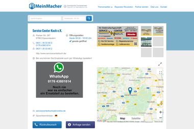 meinmacher.de/seo-partner/service-center-koch-ek-4984 - Haustechniker Kaiserslautern