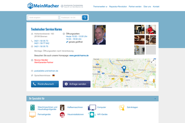 meinmacher.de/seo-partner/technischer-service-harms-3702 - Anlage Bremen