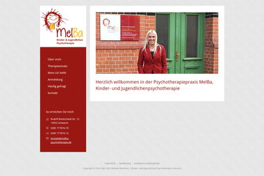 melba-psychotherapie.de - Psychotherapeut Schwerin