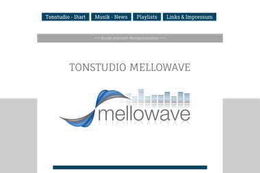 mellowave.de - Tonstudio Waiblingen
