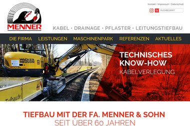 menner-tiefbau.de - Straßenbauunternehmen Breisach Am Rhein