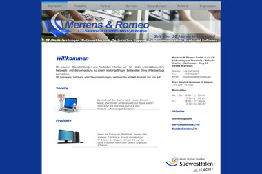 mertens-romeo.de - Computerservice Warstein