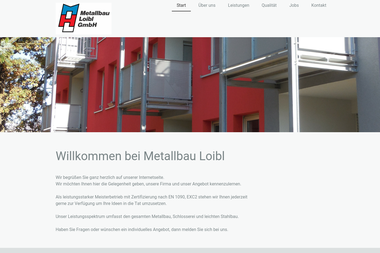 metallbau-loibl.de - Stahlbau Germering