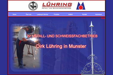 metallbau-luehring.de - Schlosser Munster