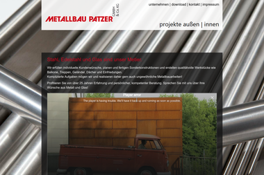 metallbau-patzer.de - Stahlbau Ratingen