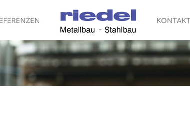 metallbau-riedel.de - Stahlbau Dortmund
