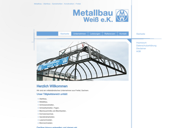 metallbau-weiss.net - Stahlbau Freital