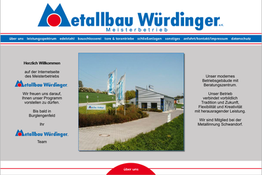 metallbau-wuerdinger.de - Schweißer Burglengenfeld