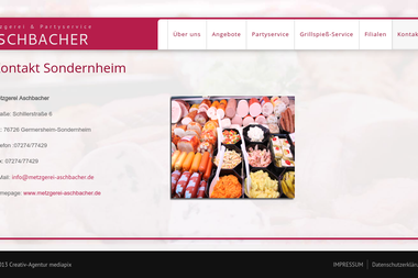 metzgerei-aschbacher.de/index.php/kontakt - Catering Services Germersheim
