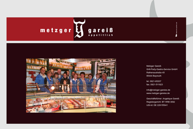 metzger-gareiss.de - Catering Services Bayreuth