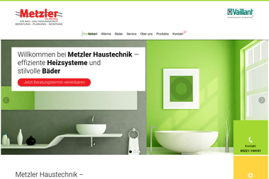 metzler-haustechnik.de - Klimaanlagenbauer Herford
