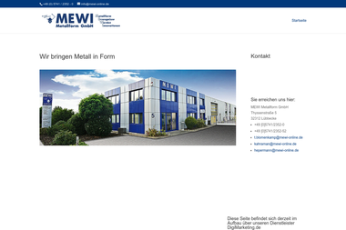 mewi-online.de - Schweißer Lübbecke