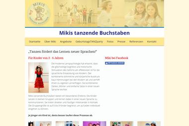 mikis-tanzende-buchstaben.de - Tanzschule Kaarst