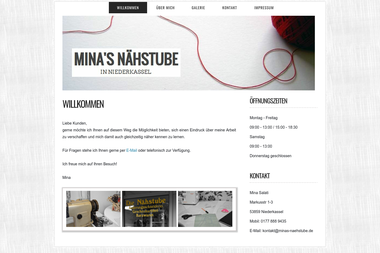 minas-naehstube.de - Schneiderei Niederkassel