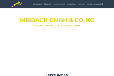 mirbach-heizungsbau.de - Heizungsbauer Bad Salzuflen