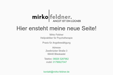mirko-feldner.de - Psychotherapeut Blieskastel