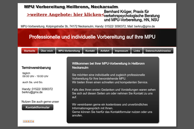mpu-neckarsulm.de - Psychotherapeut Neckarsulm