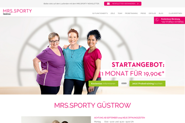 mrssporty.de/club/guestrow - Personal Trainer Güstrow