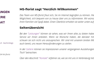 msflorist.de - Blumengeschäft Wolfsburg