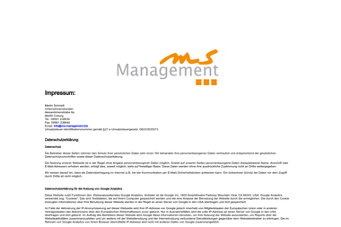 ms-management.biz - Unternehmensberatung Coburg