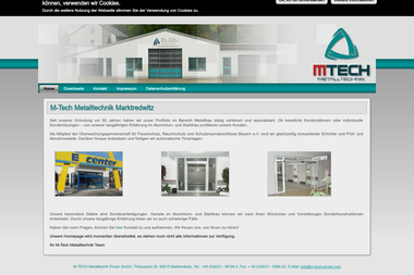 m-tech-pinzer.com - Stahlbau Marktredwitz