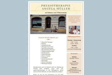 muellers-physiotherapie.de - Masseur Eisenhüttenstadt